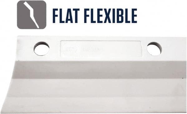 SEYMOUR-MIDWEST - 27" Rubber Blade Floor Squeegee - Threaded End, Single Edge, Gray, Use with 78256 - Exact Tooling