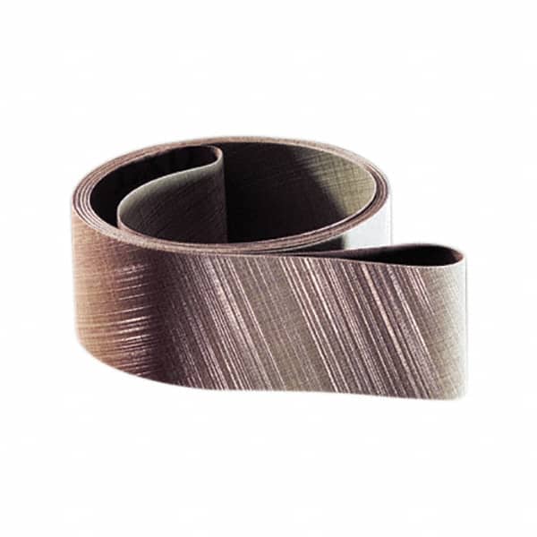 3M - 2" Wide x 72" OAL, A100 Grit, Aluminum Oxide Abrasive Belt - Aluminum Oxide, Coated, Cloth Backing, Wet, Series 307EA - Exact Tooling