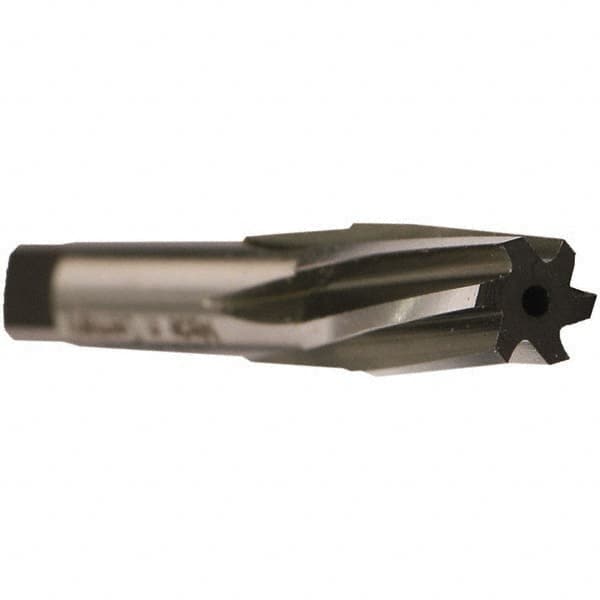 Emuge - 3/4" Pipe, 7/8" Small End Diam, 0.7874" Straight Shank, 35mm Flute, Taper Pipe Reamer - Exact Tooling