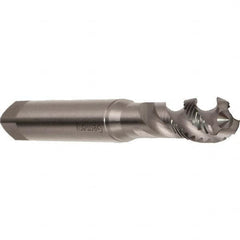 Emuge - M3.5x0.60 Metric 3 Flute 6H Modified Bottoming Spiral Flute Tap - Cobalt, Bright Finish, 56mm OAL, Right Hand Flute, Right Hand Thread, Series Enorm - Exact Tooling