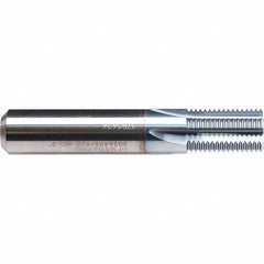 Emuge - M24x3.00 Thread, TiCN Coating, Solid Carbide Straight Flute Thread Mill - 5 Flutes, 3.5433" OAL, M24 Min Noml Diamter - Exact Tooling