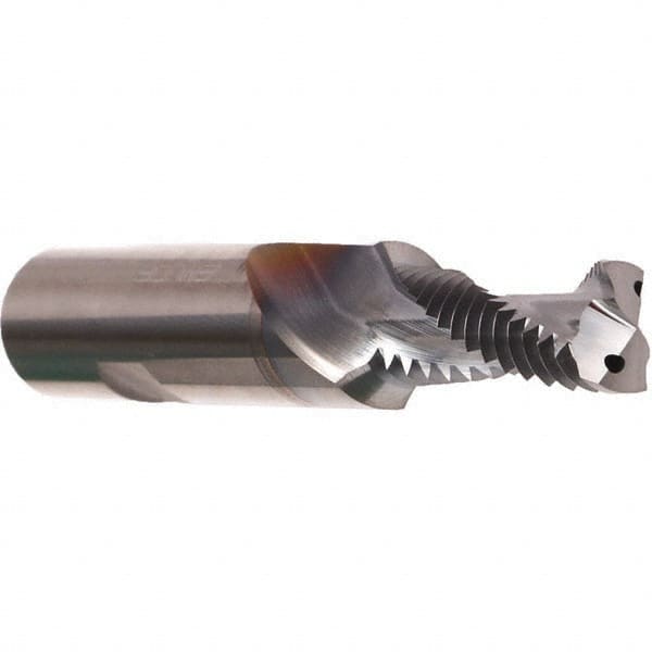 Emuge - 3/8-16 UNC, 0.315" Cutting Diam, 2 Flute, Solid Carbide Helical Flute Thread Mill - Internal Thread, 0.941" LOC, 3.346" OAL, 12mm Shank Diam - Exact Tooling