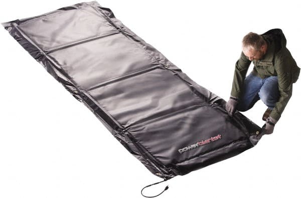 Powerblanket - 120" Long x 36" Wide, Flat, PVC, Standard Heat Blanket - 120 Volts, Flat Back - Exact Tooling