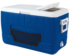 PRO-SAFE - 48.6 Qt Ice Chest - Plastic, Blue/White - Exact Tooling