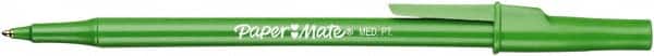 Paper Mate - 1mm Ball Point Stick Pen - Green - Exact Tooling