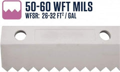 SEYMOUR-MIDWEST - 18" Rubber Blade Floor Squeegee - Threaded End, Single Edge, Gray, Use with 78255 - Exact Tooling