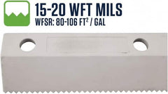 SEYMOUR-MIDWEST - 18" Rubber Blade Floor Squeegee - Threaded End, Single Edge, Gray, Use with 78255 - Exact Tooling