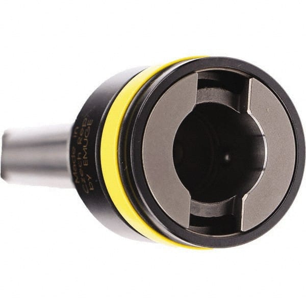 Emuge - 2MT Taper Shank Tension & Compression Tapping Chuck - M3 Min Tap Capacity, 47mm Projection, Size 1 Adapter, Quick Change - Exact Tooling