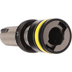 Emuge - 5/8-16 Threaded Shank Tension & Compression Tapping Chuck - M3 Min Tap Capacity, 1.9882" Projection, Size 1 Adapter, Quick Change - Exact Tooling