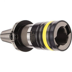 Emuge - DIN69871-50 Taper Shank Tension & Compression Tapping Chuck - M14 Min Tap Capacity, 159mm Projection, Size 4 Adapter, Quick Change - Exact Tooling