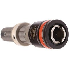 Emuge - Tr 28x2.00 Threaded Shank Tension & Compression Tapping Chuck - M3 Min Tap Capacity, 80mm Projection, Size 1 Adapter, Quick Change, Through Coolant - Exact Tooling