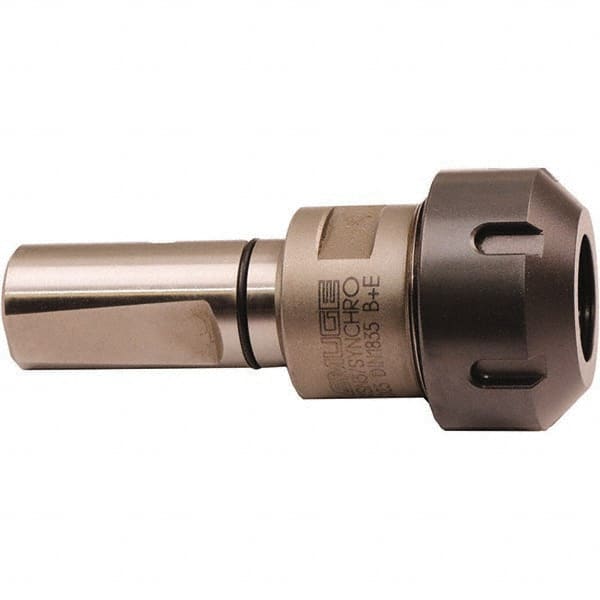 Emuge - HSK63A Taper Shank Rigid Tapping Adapter - M4 Min Tap Capacity, 76mm Projection, Through Coolant - Exact Tooling