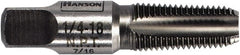 Irwin Hanson - 1-1/4 - 11-1/2 NPT Thread, 5 Flute Standard Pipe Tap - Bright Finish, Carbon Steel - Exact Tooling