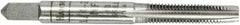 Irwin Hanson - 5/8-18 UNF 2B 4 Flute Bright Finish Carbon Steel Straight Flute Standard Hand Tap - Taper, Right Hand Thread, Oversize - Exact Tooling