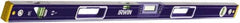 Irwin - 48" Long 3 Vial Box Beam Level - Aluminum, Blue - Exact Tooling