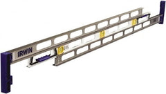 Irwin - 60" Long 3 Vial I-Beam Level - Aluminum, Silver - Exact Tooling