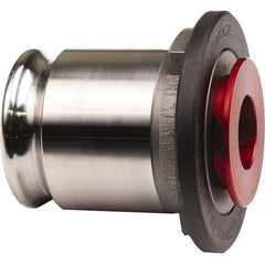 Emuge - 1.021" Tap Shank Diam, 0.766" Tap Square Size, #4 Tapping Adapter - 0.55" Projection, 2.579" Tap Depth, 2.74" OAL, 1.89" Shank OD, Through Coolant, Series EM04 - Exact Tooling