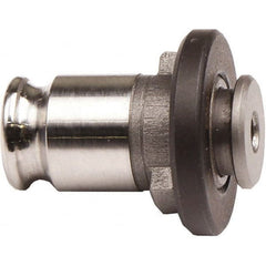 Emuge - 0.141" Tap Shank Diam, 0.11" Tap Square Size, #0 Tapping Adapter - 0.28" Projection, 0.787" Tap Depth, 1.04" OAL, 0.512" Shank OD, Through Coolant, Series EM00 - Exact Tooling