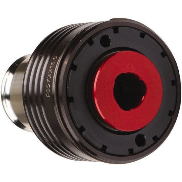 Emuge - 0.255" Tap Shank Diam, 0.191" Tap Square Size, #3 Tapping Adapter - 1.34" Projection, 1.28" Tap Depth, 2.72" OAL, 1.22" Shank OD, Through Coolant, Series EM03-U - Exact Tooling