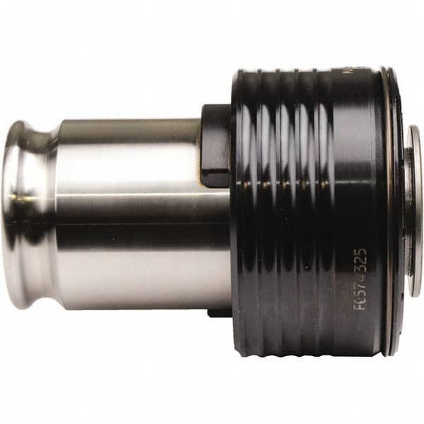 Emuge - 29/32" Tap Shank Diam, 0.679" Tap Square Size, #4 Tapping Adapter - 1.77" Projection, 1-1/2" Tap Depth, 3.98" OAL, 1.89" Shank OD, Through Coolant, Series EM04-U - Exact Tooling