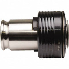 Emuge - 0.48" Tap Shank Diam, 0.36" Tap Square Size, #4 Tapping Adapter - 1.77" Projection, 1-17/32" Tap Depth, 3.98" OAL, 1.89" Shank OD, Through Coolant, Series EM04-U - Exact Tooling