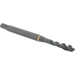 Guhring - M4x0.70 Metric Coarse, Oxide Finish, Cobalt Spiral Point Tap - Modified Bottoming Chamfer, Right Hand Thread, 63mm OAL, 7.5mm Thread Length, 4.5mm Shank Diam, 6G Class of Fit, Series 5720 - Exact Tooling