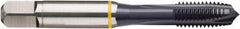Guhring - M8x1.25 Metric Coarse, TiCN Finish, Cobalt Spiral Point Tap - Plug Chamfer, Right Hand Thread, 2.72" OAL, 0.669" Thread Length, 0.318" Shank Diam, 6H Class of Fit, Series 4416 - Exact Tooling