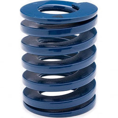 Associated Spring Raymond - 30mm Hole Diam, 15mm Rod Diam, 70mm Free Length, Blue Die Spring - Exact Tooling
