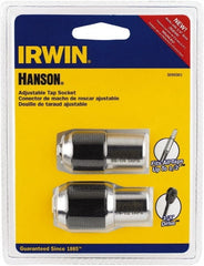 Irwin Hanson - 3/8" Tap Square Size, #0 to 1/4" Tap, - 0.375 Inch Tap Square - Exact Tooling