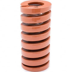 Associated Spring Raymond - 35mm Hole Diam, 17.5mm Rod Diam, 125mm Free Length, Brown Die Spring - Exact Tooling