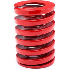 Associated Spring Raymond - 22mm Hole Diam, 11mm Rod Diam, 55mm Free Length, Red Die Spring - Exact Tooling
