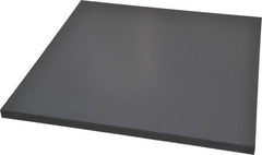 Made in USA - 1/2" Thick x 12" Wide x 1' Long, PVC Sheet - Gray, Type I PVC Grade - Exact Tooling