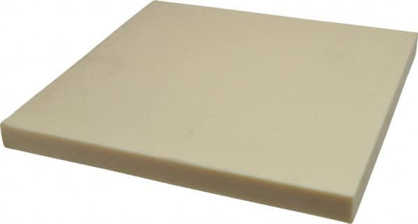 Made in USA - 1" Thick x 12" Wide x 1' Long, ABS Sheet - Tan, +0.025 Tolerance - Exact Tooling