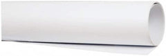 Made in USA - 4' Long, 3/4" Diam, Polystyrene Plastic Rod - Opaque White - Exact Tooling