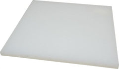 Value Collection - 1/2" Thick x 12" Wide x 1' Long, Polypropylene Sheet - Translucent White - Exact Tooling