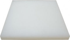 Value Collection - 1" Thick x 12" Wide x 1' Long, Polypropylene Sheet - Translucent White - Exact Tooling