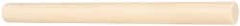 Made in USA - 8' Long, 2-1/2" Diam, ABS Plastic Rod - Beige - Exact Tooling