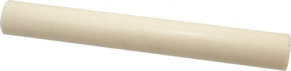 Made in USA - 1' Long, 1-1/2" Diam, ABS Plastic Rod - Beige - Exact Tooling