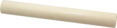Made in USA - 1' Long, 1-1/2" Diam, ABS Plastic Rod - Beige - Exact Tooling