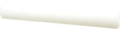 Value Collection - 1' Long, 2" Diam, Polyethylene (HDPE) Plastic Rod - White - Exact Tooling