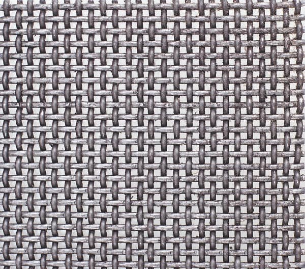 Value Collection - 22 Gage, 0.028 Inch Wire Diameter, 14 x 14 Mesh per Linear Inch, Steel, Wire Cloth - 0.043 Inch Opening Width, 48 Inch Wide, Cut to Length - Exact Tooling