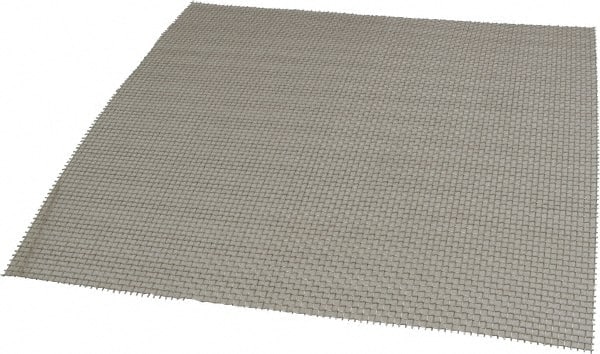 Value Collection - 22 Gage, 0.028 Inch Wire Diameter, 8 x 8 Mesh per Linear Inch, Stainless Steel, Wire Cloth - 0.097 Inch Opening Width, 12 Inch Wide x 12 Inch Stock Length - Exact Tooling