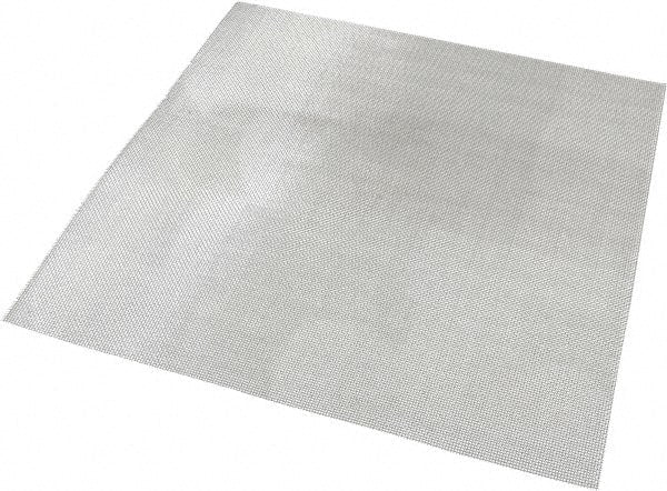 Value Collection - 27 Gage, 0.017 Inch Wire Diameter, 18 x 18 Mesh per Linear Inch, Stainless Steel, Wire Cloth - 0.039 Inch Opening Width, 12 Inch Wide x 12 Inch Stock Length - Exact Tooling