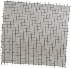 Value Collection - 16 Gage, 0.063 Inch Wire Diameter, 2 x 2 Mesh per Linear Inch, Stainless Steel, Wire Cloth - 0.437 Inch Opening Width, 12 Inch Wide x 12 Inch Stock Length - Exact Tooling
