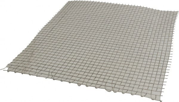 Value Collection - 18 Gage, 0.047 Inch Wire Diameter, 3 x 3 Mesh per Linear Inch, Stainless Steel, Wire Cloth - 0.286 Inch Opening Width, 12 Inch Wide x 12 Inch Stock Length - Exact Tooling