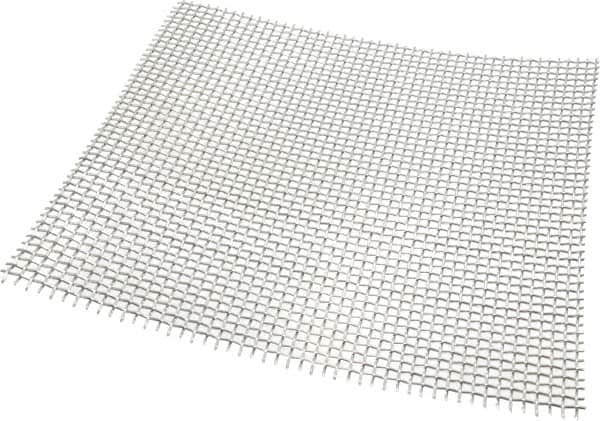 Value Collection - 16 Gage, 0.063 Inch Wire Diameter, 4 x 4 Mesh per Linear Inch, Stainless Steel, Wire Cloth - 0.187 Inch Opening Width, 12 Inch Wide x 12 Inch Stock Length - Exact Tooling