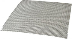 Value Collection - 18 Gage, 0.047 Inch Wire Diameter, 5 x 5 Mesh per Linear Inch, Stainless Steel, Wire Cloth - 0.153 Inch Opening Width, 12 Inch Wide x 12 Inch Stock Length - Exact Tooling