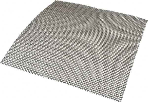 Value Collection - 16 Gage, 0.063 Inch Wire Diameter, 6 x 6 Mesh per Linear Inch, Stainless Steel, Wire Cloth - 0.104 Inch Opening Width, 12 Inch Wide x 12 Inch Stock Length - Exact Tooling