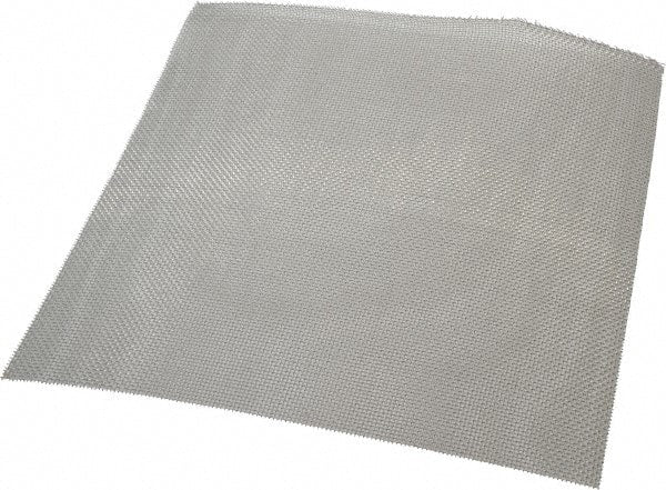 Value Collection - 24 Gage, 0.023 Inch Wire Diameter, 12 x 12 Mesh per Linear Inch, Stainless Steel, Wire Cloth - 0.06 Inch Opening Width, 12 Inch Wide x 12 Inch Stock Length - Exact Tooling