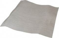 Value Collection - 34 Gage, 0.01 Inch Wire Diameter, 40 x 40 Mesh per Linear Inch, Stainless Steel, Wire Cloth - 0.015 Inch Opening Width, 12 Inch Wide x 12 Inch Stock Length - Exact Tooling